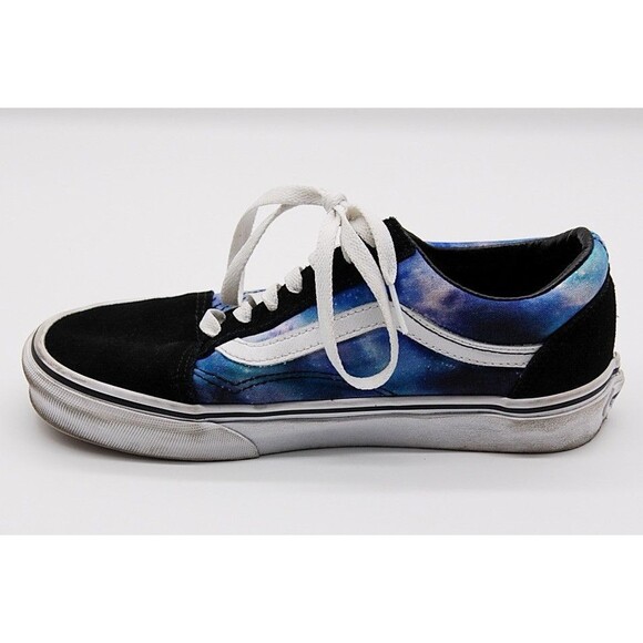 Vans Skate Off The Woman Sz 6 Men 4.5 Sneakers Black/Blue Style Code 721356 GUC - Picture 4 of 7